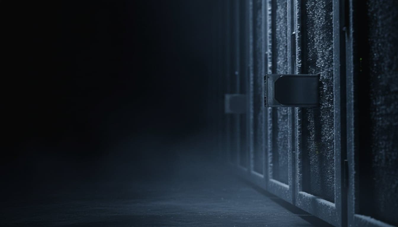 Серверные стойки в инее, один модуль выдвинут: исключение из базы ЦБ по 161-ФЗ